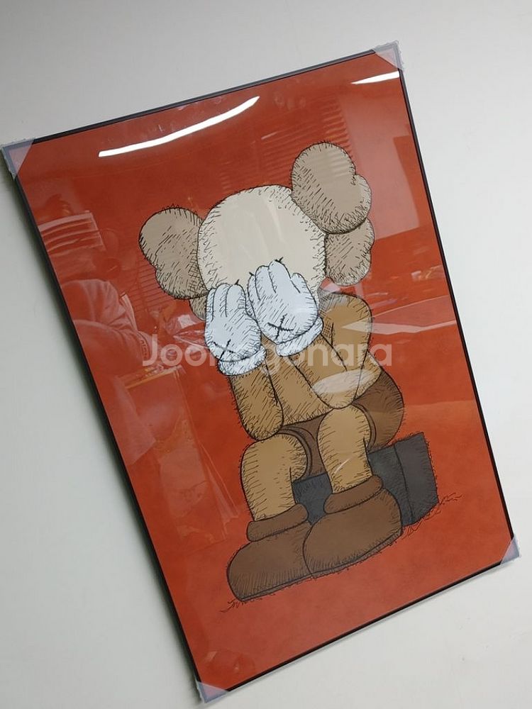 카우스 베어브릭 초대형 그림 액자 대형 인테리어 소품--7