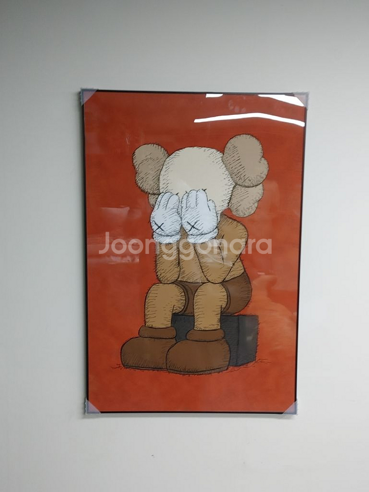 카우스 베어브릭 초대형 그림 액자 대형 인테리어 소품--6