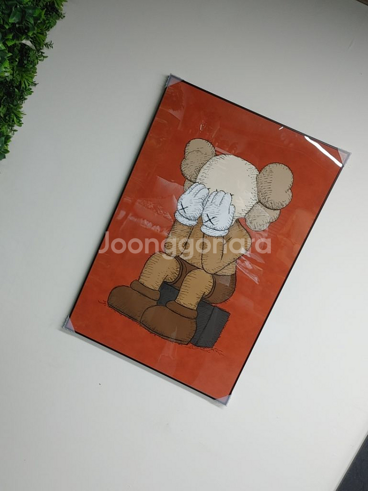 카우스 베어브릭 초대형 그림 액자 대형 인테리어 소품--5