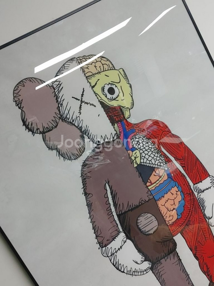 카우스 베어브릭 초대형 그림 액자 대형 인테리어 소품--4