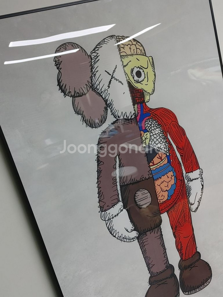 카우스 베어브릭 초대형 그림 액자 대형 인테리어 소품--5
