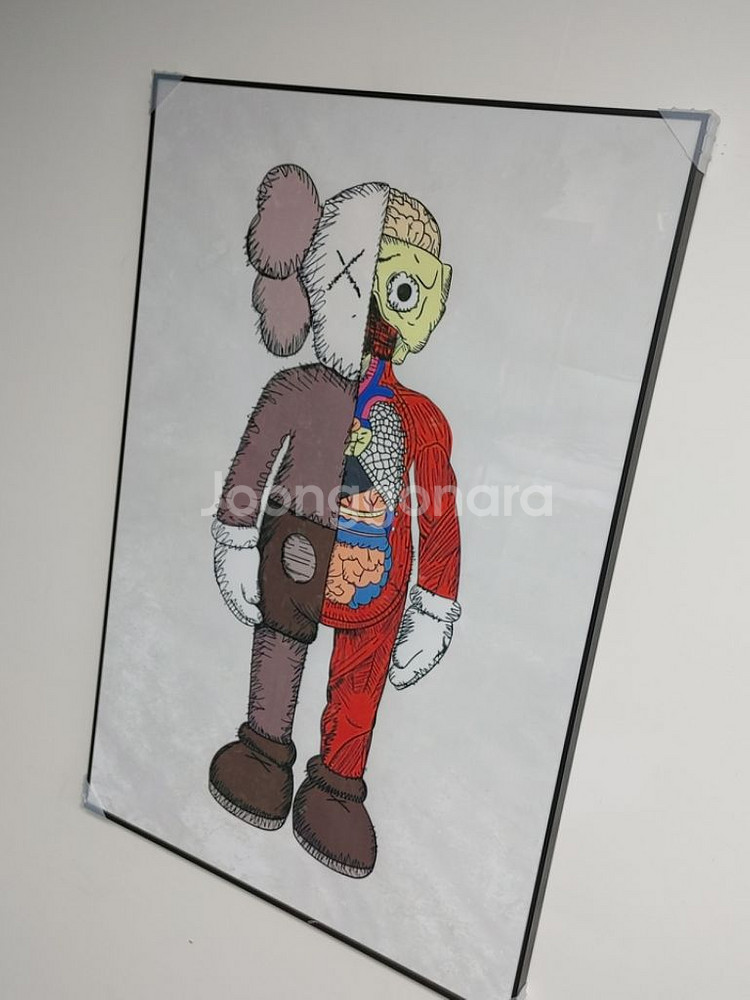 카우스 베어브릭 초대형 그림 액자 대형 인테리어 소품--6