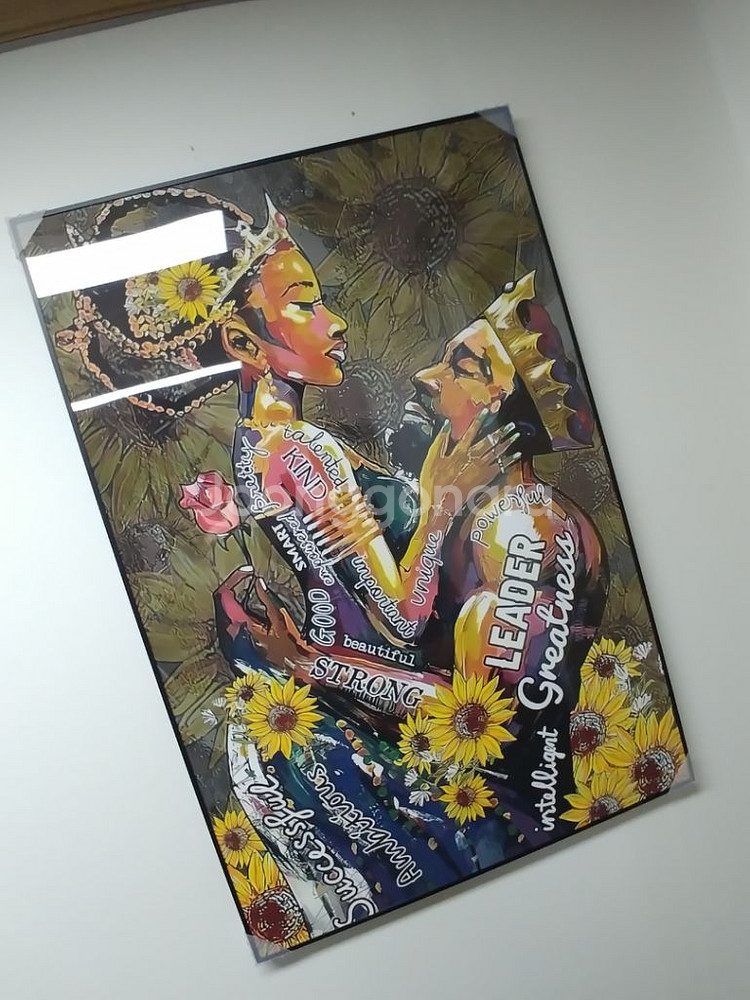 해바라기 대형 팝아트 그림 액자 대형 인테리어 소품--2