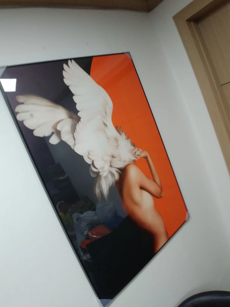 에르매스 풍 대형 천사 그림 액자 럭셔리 인테리어 소품 이미지
