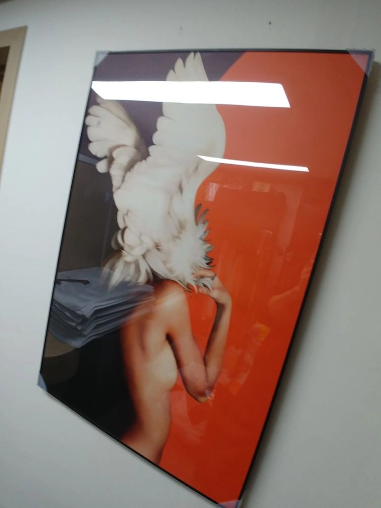 에르매스 풍 대형 천사 그림 액자 럭셔리 인테리어 소품 이미지
