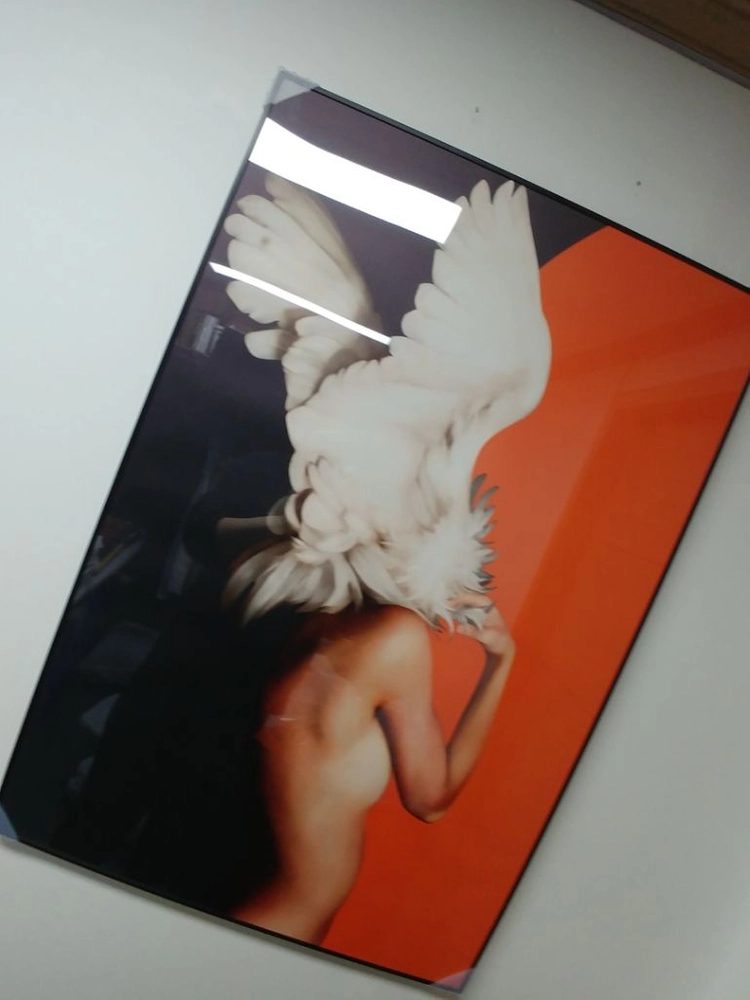 에르매스 풍 대형 천사 그림 액자 럭셔리 인테리어 소품 이미지