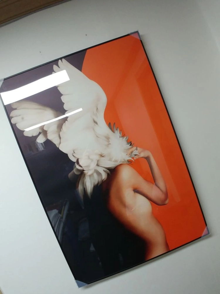 에르매스 풍 대형 천사 그림 액자 럭셔리 인테리어 소품 이미지