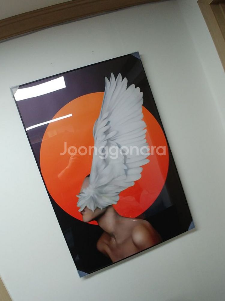 에르메스 풍 럭셔리 천사 그림 액자 고급 인테리어소품--4