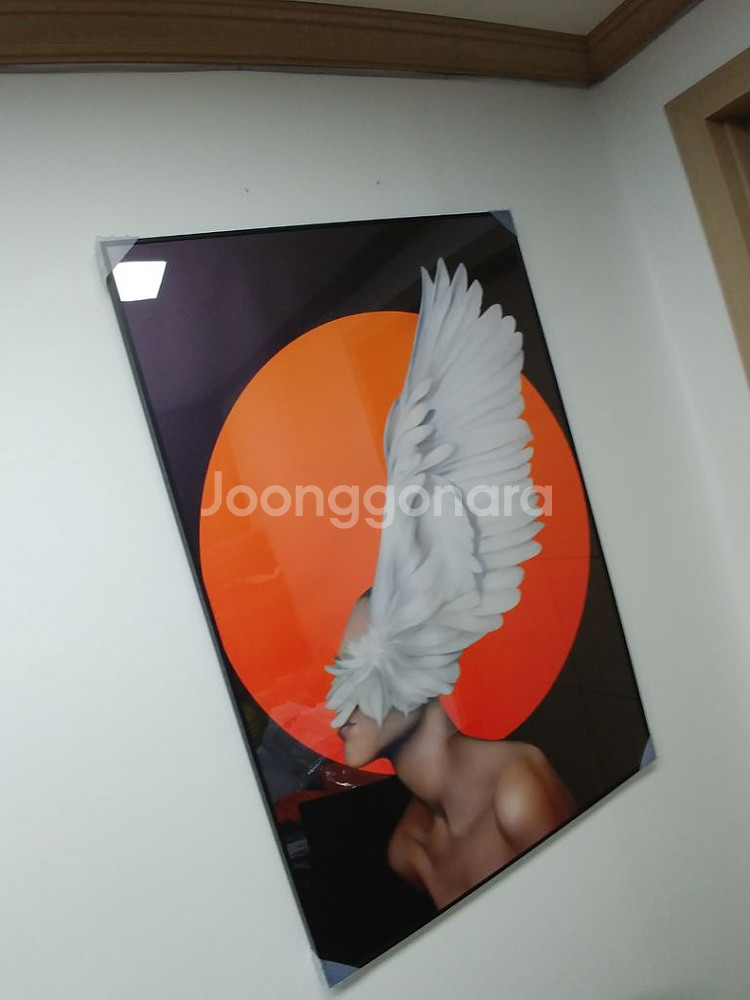에르메스 풍 럭셔리 천사 그림 액자 고급 인테리어소품--7