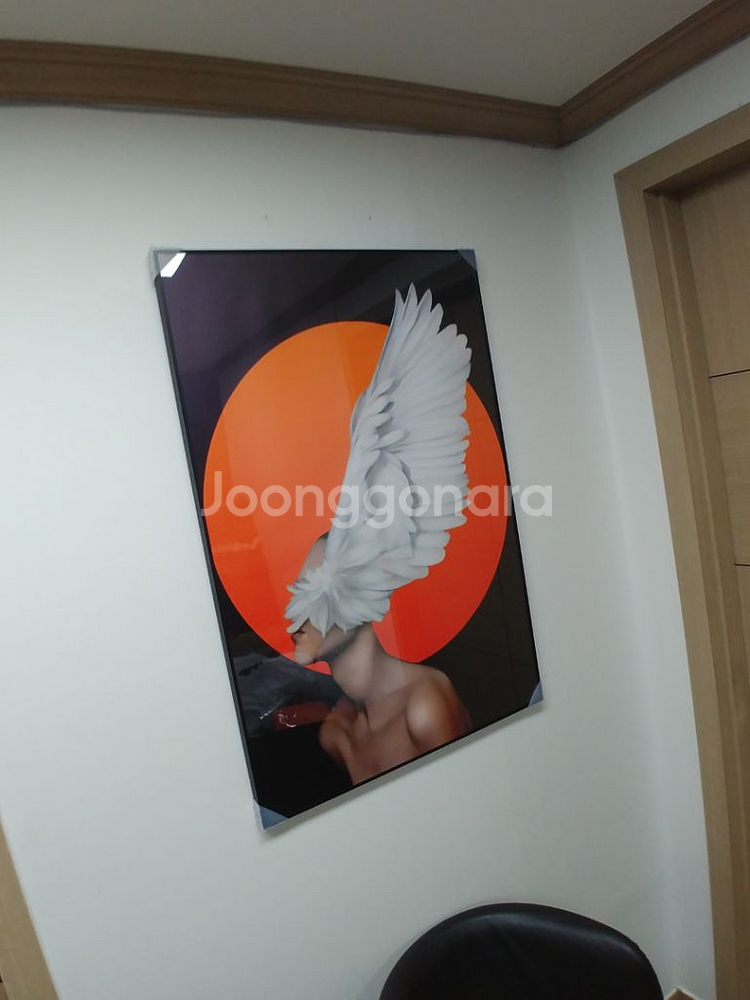 에르메스 풍 럭셔리 천사 그림 액자 고급 인테리어소품--6