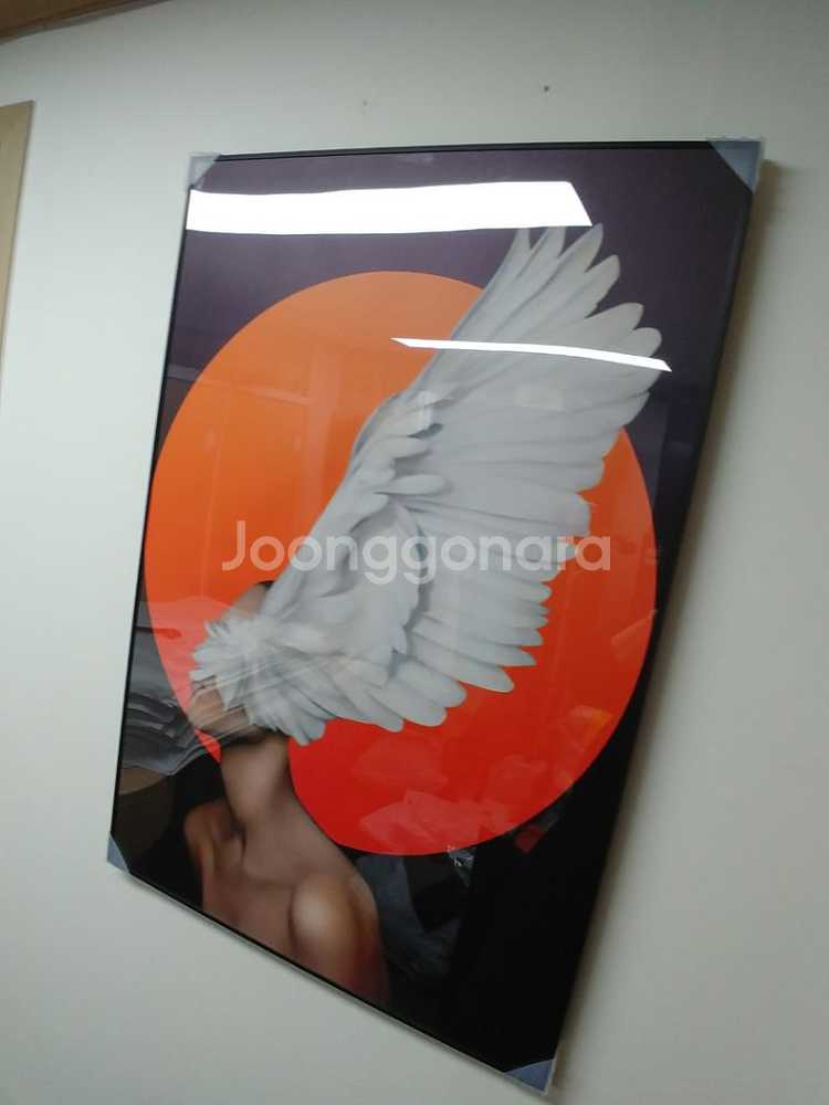 에르메스 풍 럭셔리 천사 그림 액자 고급 인테리어소품--3