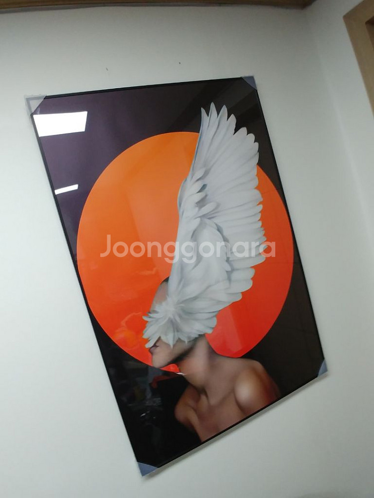 에르메스 풍 럭셔리 천사 그림 액자 고급 인테리어소품--2