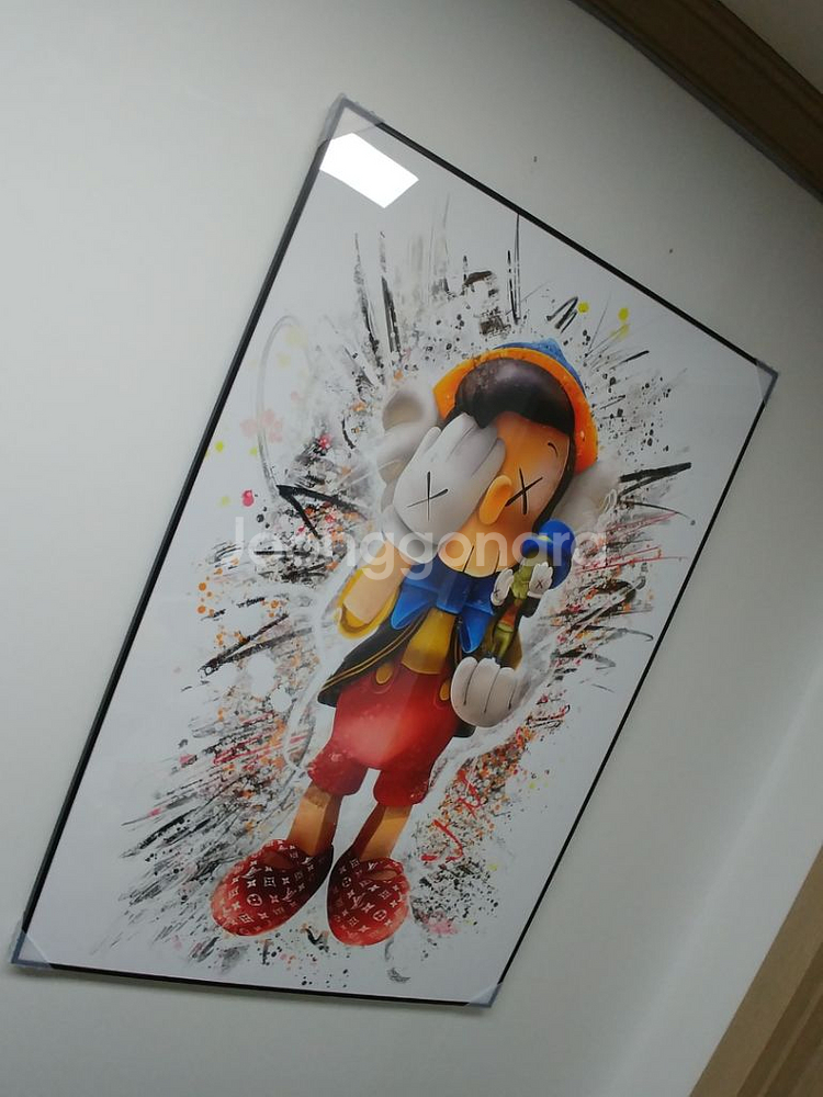 루이비통 풍 카우스 피노키오 대형 그림 액자 인테리어--7