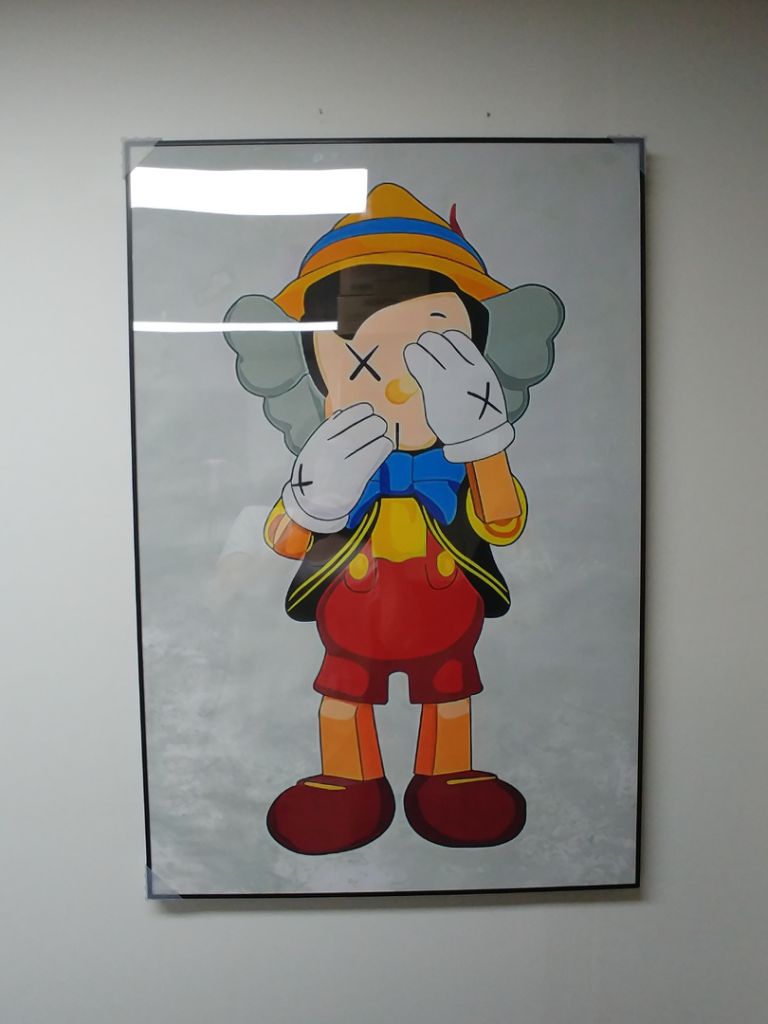 피노키오 카우스 팝아트 그림 액자 대형 인테리어 소품