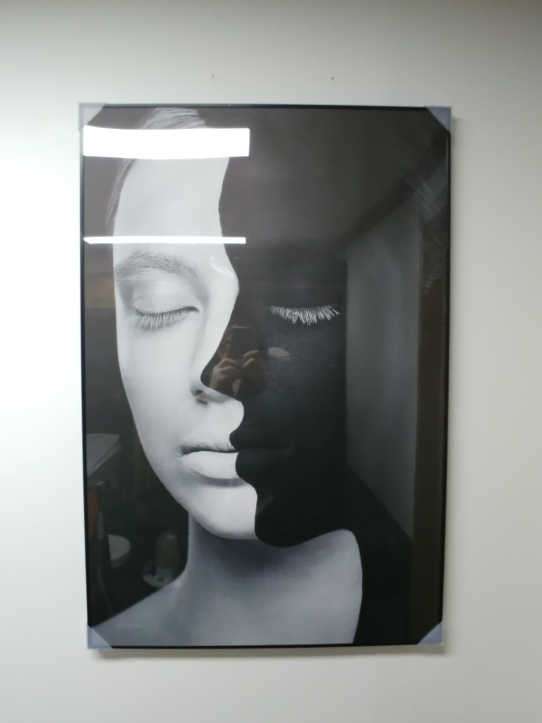 흑백여인 초대형 그림 액자 팝아트 대형 인테리어 소품