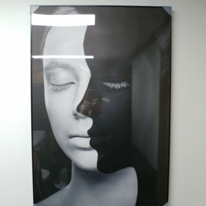 흑백여인 초대형 그림 액자 팝아트 대형 인테리어 소품