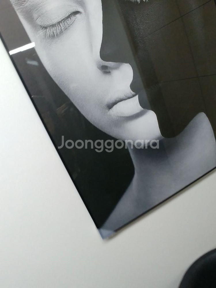 흑백여인 초대형 그림 액자 팝아트 대형 인테리어 소품--3