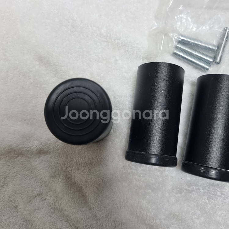 가구다리 8cm (원형) 블랙 미사용 판매--1