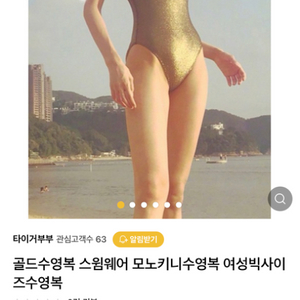 골드원피스수영복