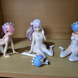 리제로 제일복권 피규어 세트