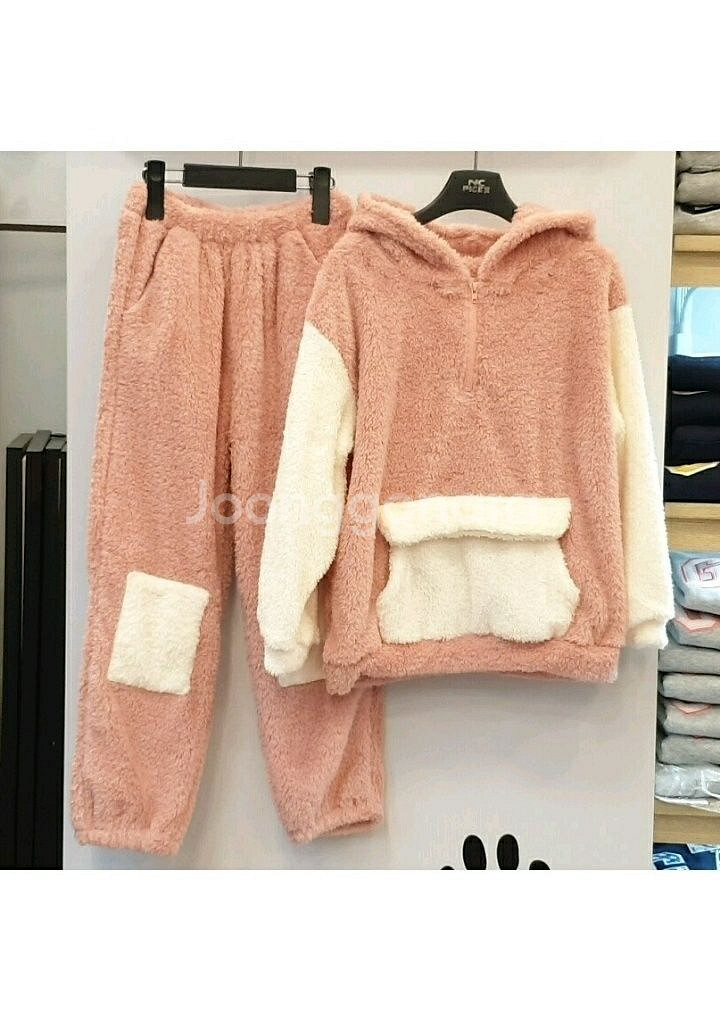 새상품)람스트리 보들 융털 아노락 상하복세트--2