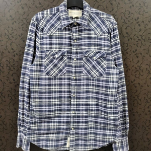 데님앤서플라이 랄프로렌 체크 면남방 95 3452