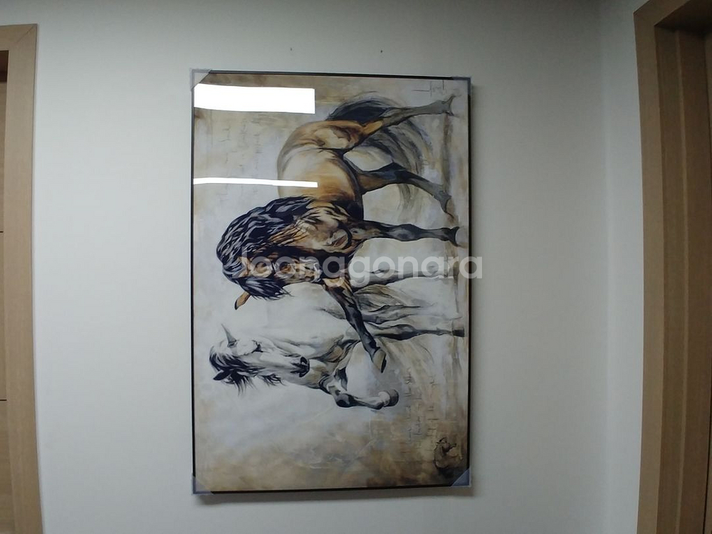 말그림 말액자 대형 그림 액자 유화그림 인테리어 소품--6