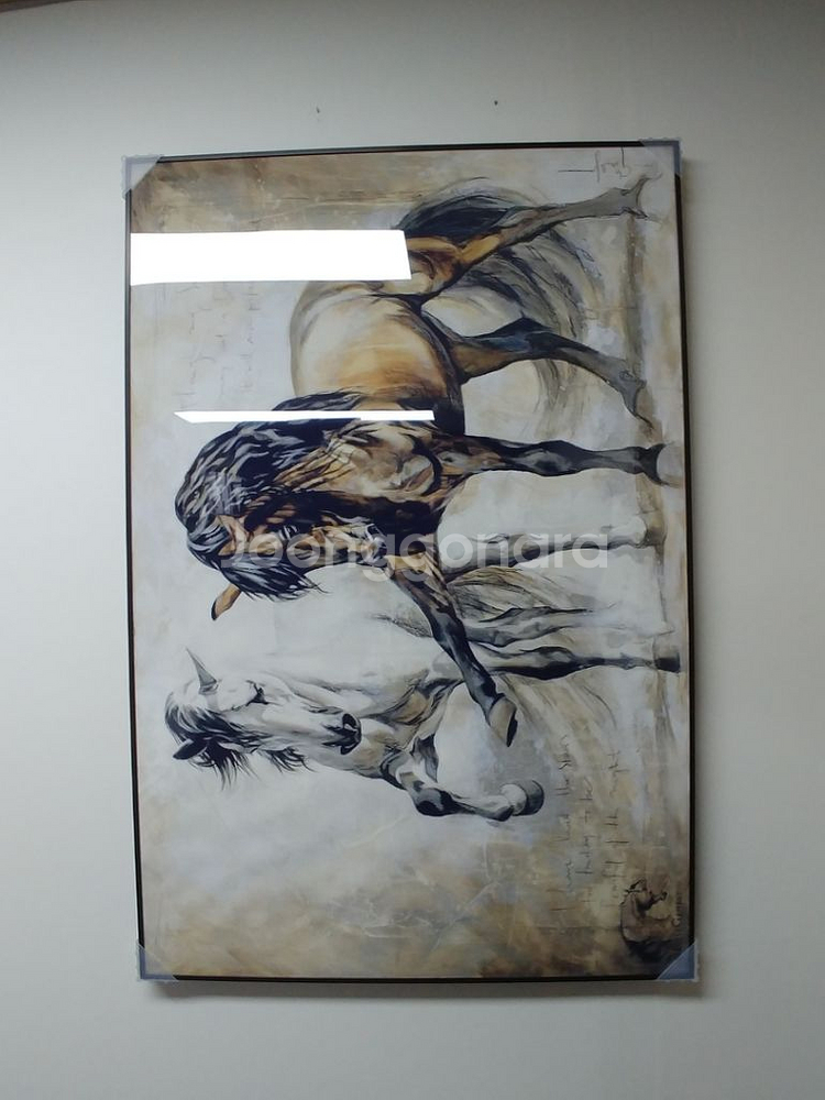 말그림 말액자 대형 그림 액자 유화그림 인테리어 소품--5