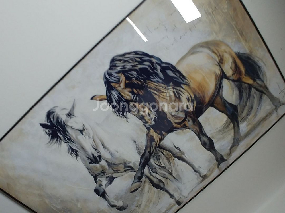 말그림 말액자 대형 그림 액자 유화그림 인테리어 소품--3