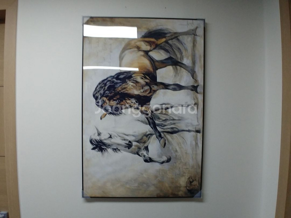 말그림 말액자 대형 그림 액자 유화그림 인테리어 소품--1