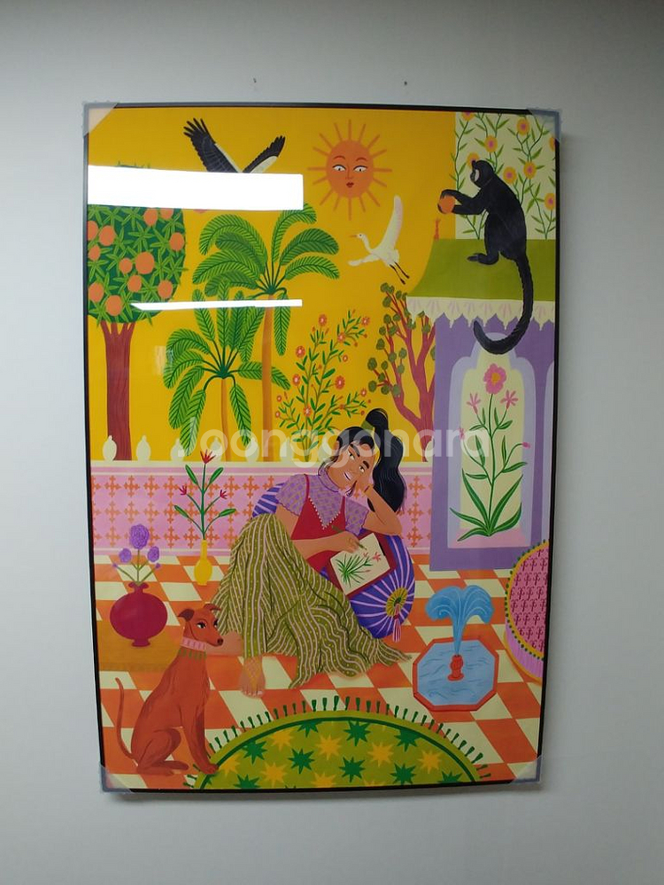 럭셔리여인 대형 그림 액자 럭셔리 초대형 인테리어 소품--3