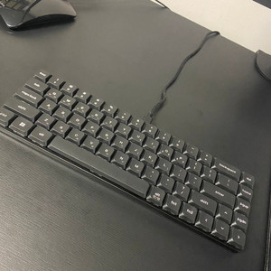 키크론 로우프로파일 PBT 한영키캡(블랙, 이중사출)
