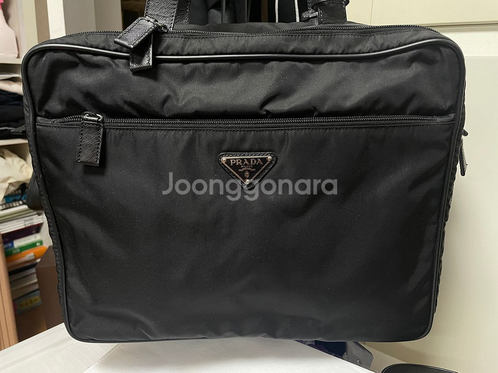 프라다 여행용 보스턴백 (블랙)--0