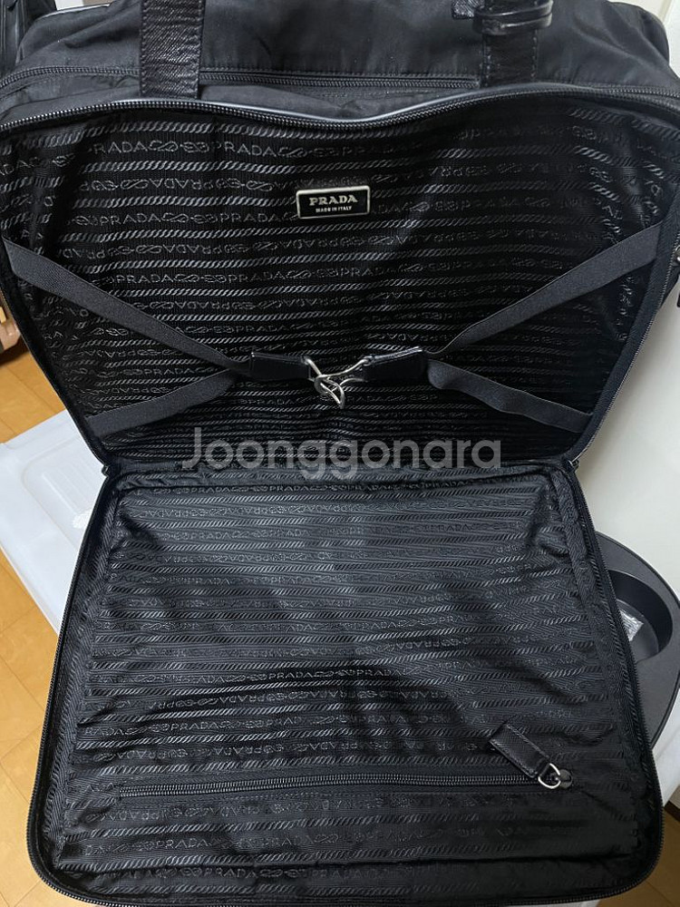 프라다 여행용 보스턴백 (블랙)--3
