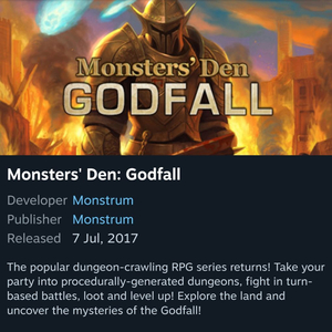 Monsters Den GODFALL