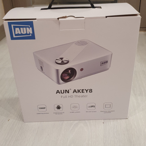 AUN AKEY8 full hd 프로젝터 팝니다.