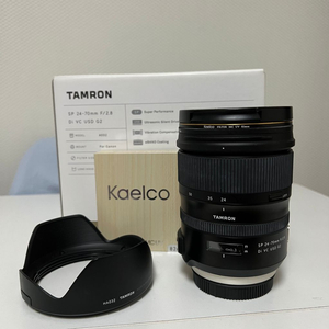 캐논마운트 탐론 2470 렌즈 f2.8 Di VC US