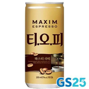 맥심 TOP 마스터라떼 GS25 기프티콘