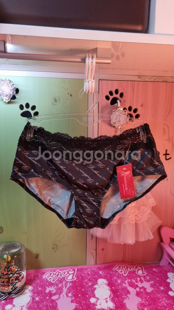 펜트하우스 란제리 브래지어 80A 레이스 팬티 2종--4