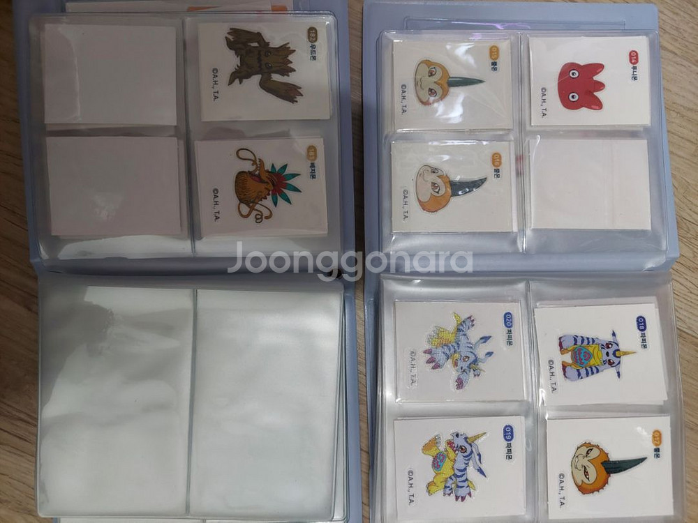 디지몬 띠부씰 182종 중 워그레이몬 메탈가루몬 제외--1