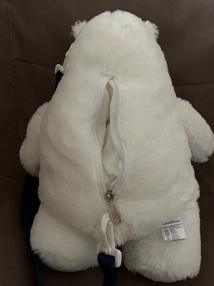 배스킨라빈스 폴라베어 곰인형 가방 이미지