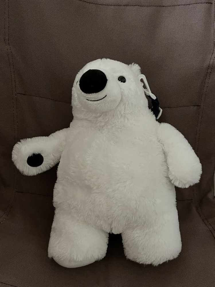 배스킨라빈스 폴라베어 곰인형 가방 이미지