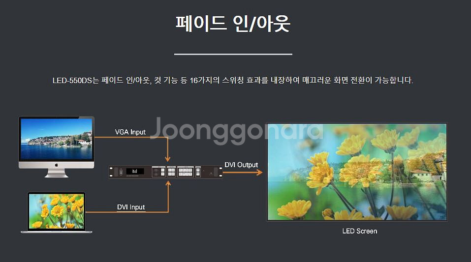 MAGNIMGAE LED-550DS Video Proc--1