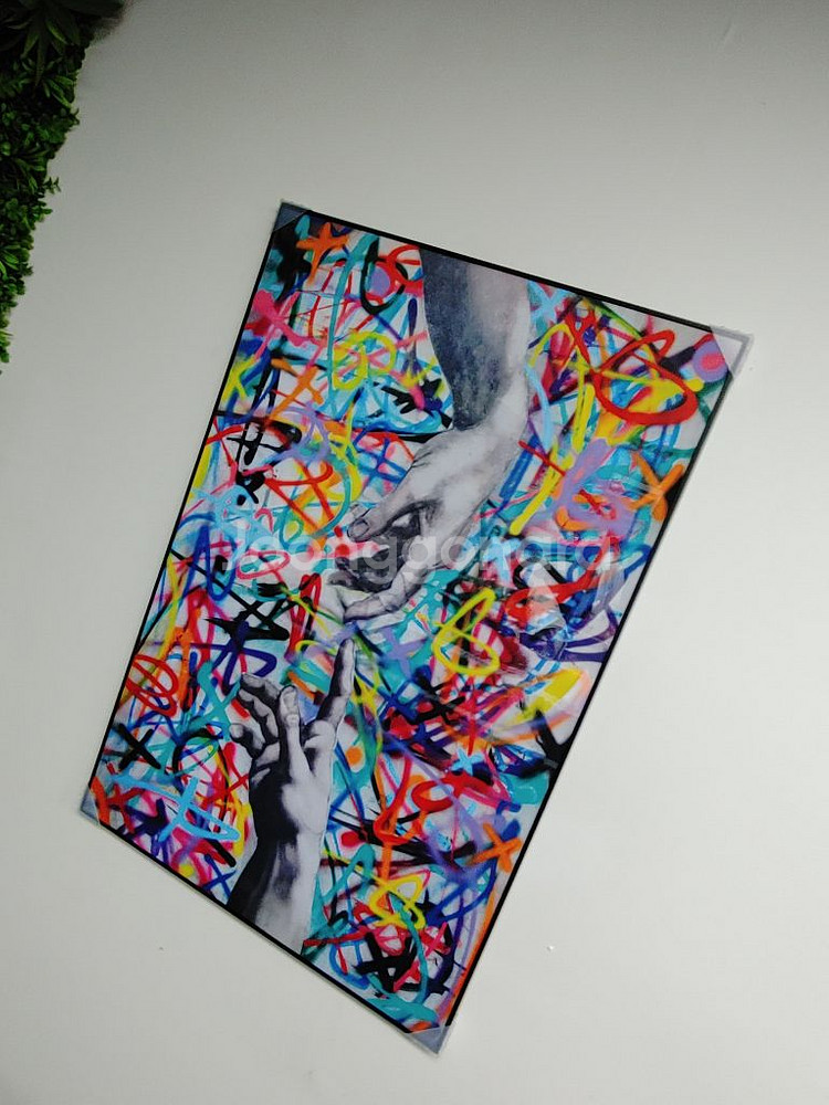 천지창조 초대형 팝아트 그림 액자 대형 인테리어 소품--4