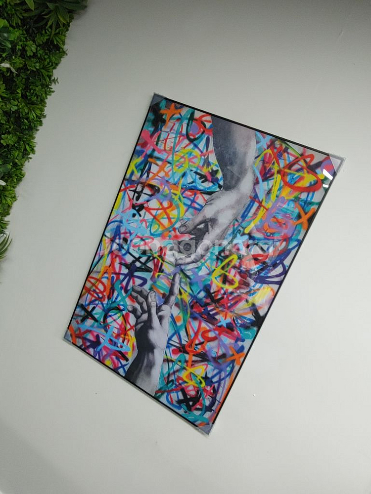 천지창조 초대형 팝아트 그림 액자 대형 인테리어 소품--7