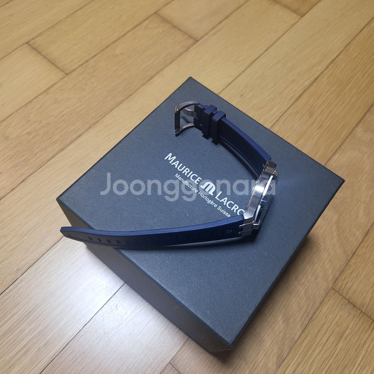 모리스라크로와 42mm 블루 러버밴드--0