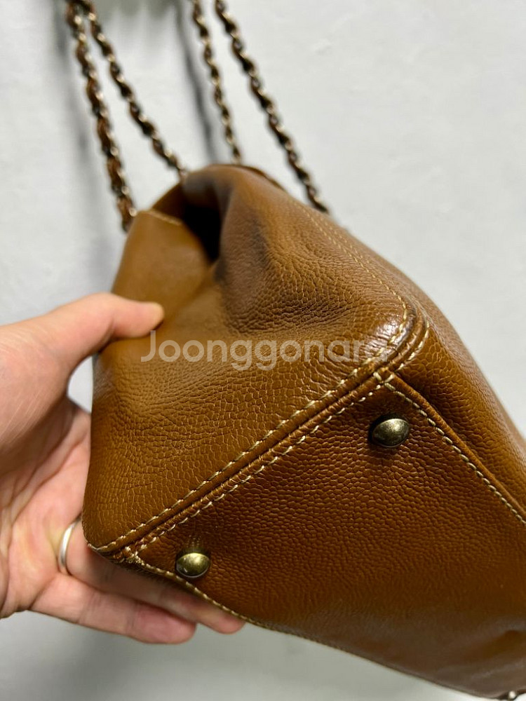 샤넬 캐비어 체인 숄더백--2