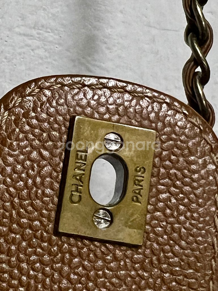 샤넬 캐비어 체인 숄더백--9