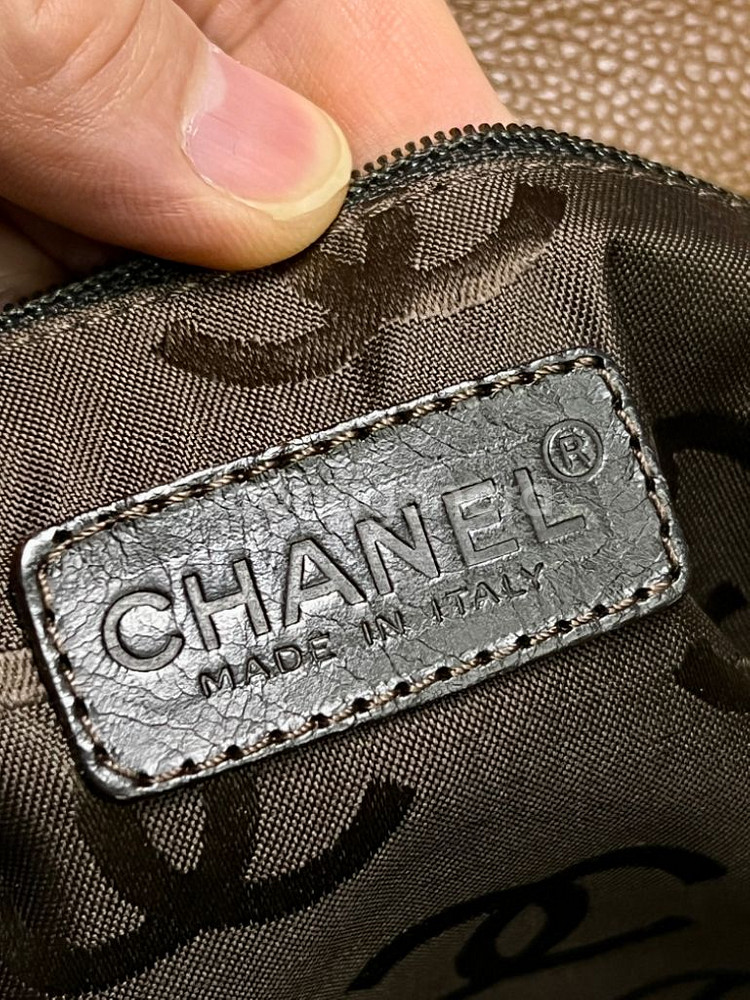 샤넬 캐비어 체인 숄더백--7