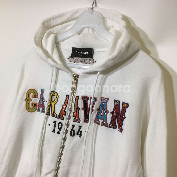 [여자 80~85]디스퀘어드2 정품 집업후디--4